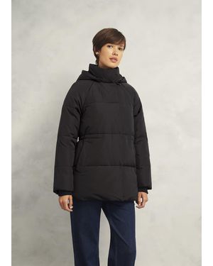 Hobbs Recycled Oversized Puffer Coat - Blue
