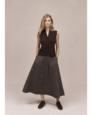 Hobbs Antonella Skirt - Brown