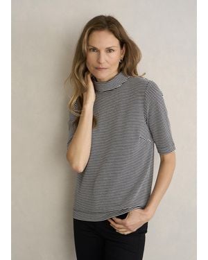 Hobbs Tali Textured Top - Grey