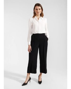 Hobbs Tabatha Cropped Trousers - White