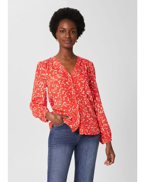Hobbs Felicity Blouse - Red