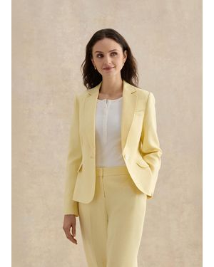 Hobbs Petite Adalee Linen Jacket - Natural