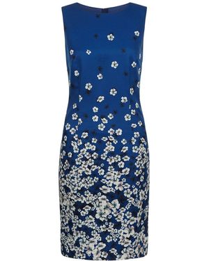 Hobbs Moira Floral Dress - Blue