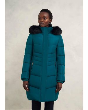 Hobbs Jaymie Puffer Coat - Blue