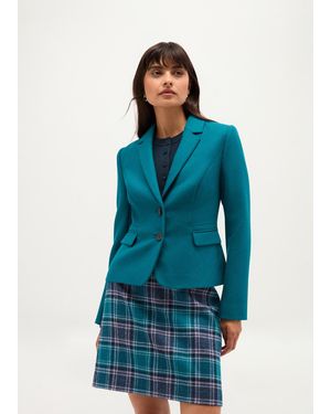 Hobbs Hackness Wool Jacket - Blue