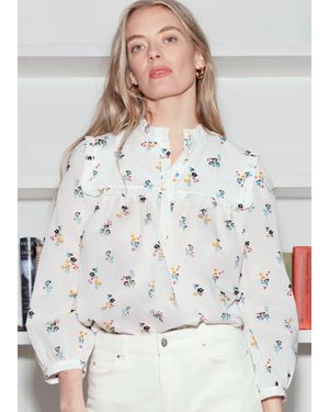 Hobbs York Blouse - White