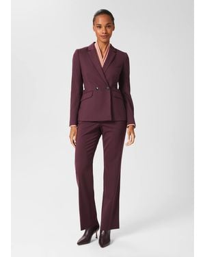 Hobbs Hetty Wool Blend Blazer - Red
