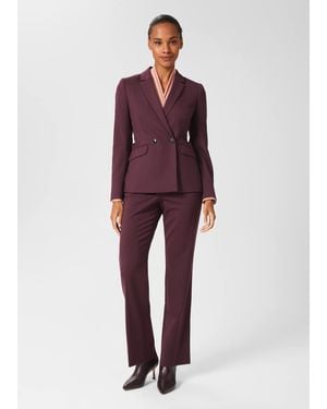 Hobbs Hetty Wool Blend Blazer - Red