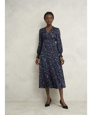 Hobbs Petite Isabella Dress - Blue