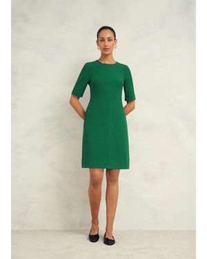 Hobbs Alana A Line Dress - Green