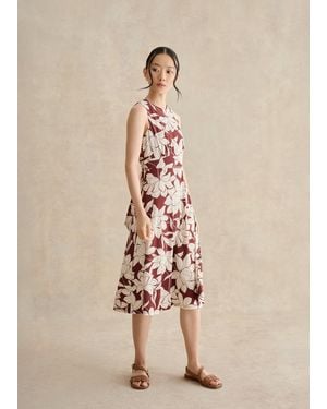 Hobbs Marylise Jersey Dress - Natural