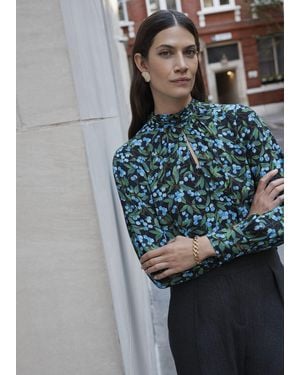 Hobbs Dovestone Blouse - Grey