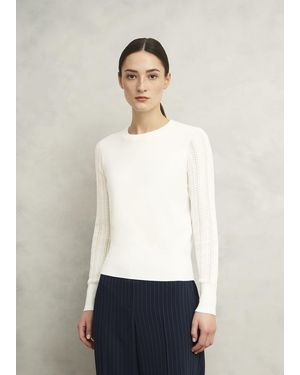 Hobbs Dianna Jumper - White