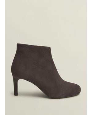 Hobbs Lizzie Suede Ankle Boots - Brown