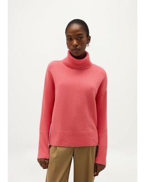 Hobbs Amber Rollneck Jumper - Red