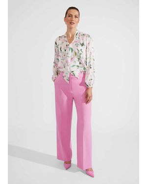 Hobbs Felicity Wide Leg Trousers - Pink