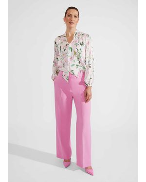 Hobbs Felicity Wide Leg Trousers - Pink