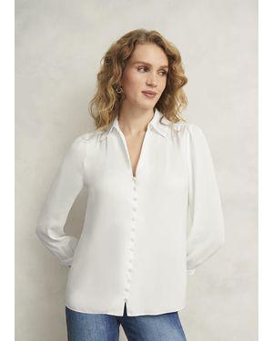 Hobbs Madison Blouse - White