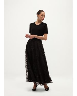 Hobbs Addlington Embroidered Skirt - White