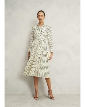 Hobbs Larina Dress - Natural