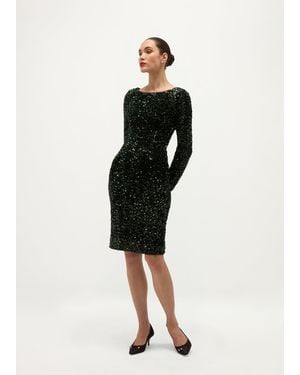 Hobbs Sawyer Sequin Dress - Black