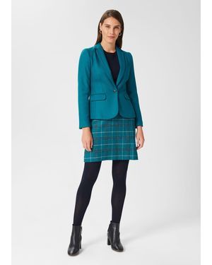 Hobbs Petite Blake Wool Jacket - Blue