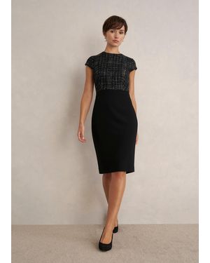 Hobbs Esme Match Dress - Natural