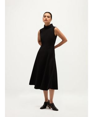 Hobbs Lavinia Wool Blend Dress - Black