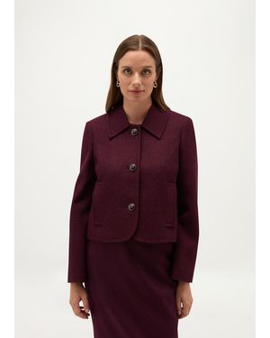 Hobbs Adeen Wool Jacket - Red
