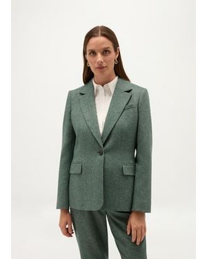Hobbs Palmer Jacket With Wool - Green