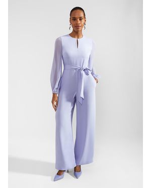 Hobbs Vivian Wide Leg Jumpsuit - Blue