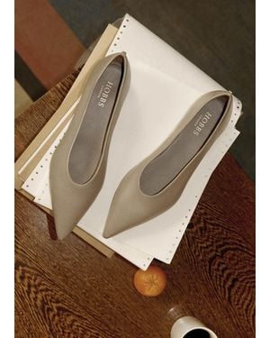 Hobbs Valentina Ballerinas - Brown