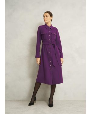 Hobbs Petite Dress - Purple