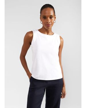 Hobbs Maddy Cotton Top - White