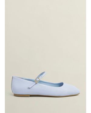 Hobbs Leather Chrissy Mary Janes - White