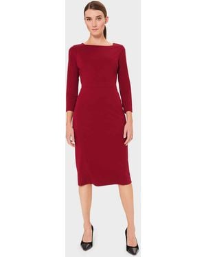 Hobbs Kelly Jersey Dress - Red