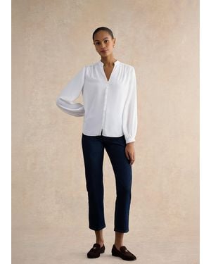 Hobbs Blair Blouse - Natural