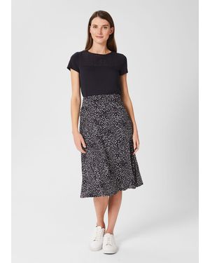 Hobbs Liza Jersey Skirt - Grey