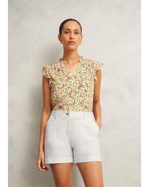 Hobbs Reena Cotton Shorts - White
