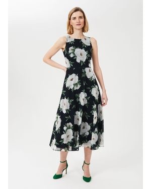 Hobbs Carly Floral Dress - White