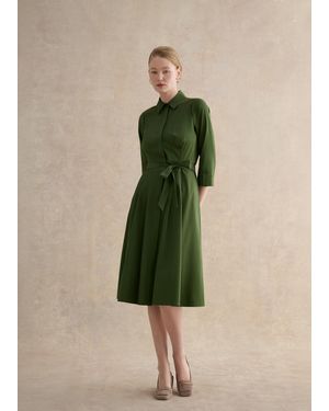 Hobbs Brigitta Midi Dress - Green