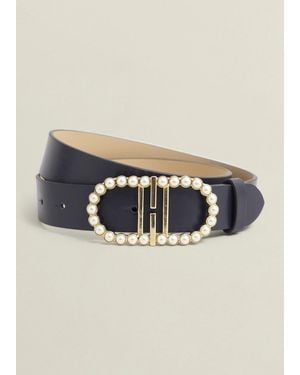 Hobbs Keira Pearl Waist Belt - Blue
