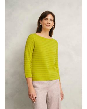 Hobbs Nellie Cotton Jumper - Yellow
