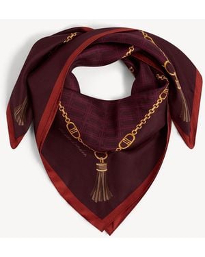 Hobbs Amy Silk Scarf - Purple