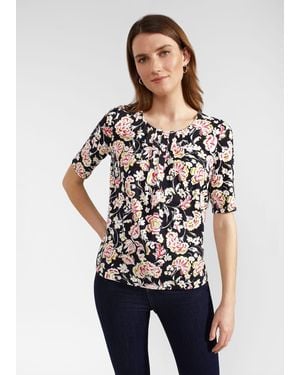 Hobbs Jacqueline Print Top - Multicolour