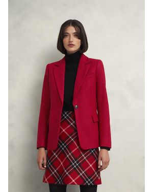 Hobbs Jess Wool Jacket - Red