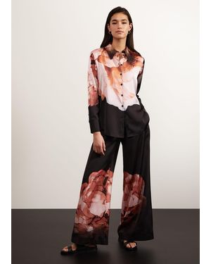 Hobbs Eden Wide Leg Trousers - White