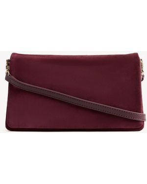 Hobbs Jas Suede Clutch - Purple