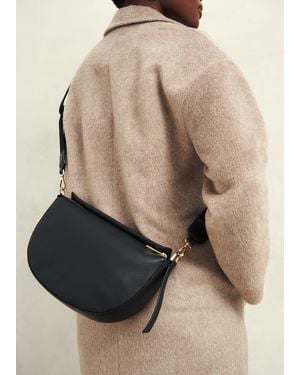 Hobbs Chiswick Leather Shoulder Bag - Natural