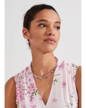 Hobbs Joy Drop Necklace - Pink